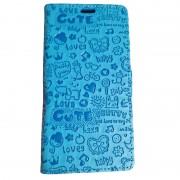 Nokia 6 mobil cover med mønster Blå Mobilcover